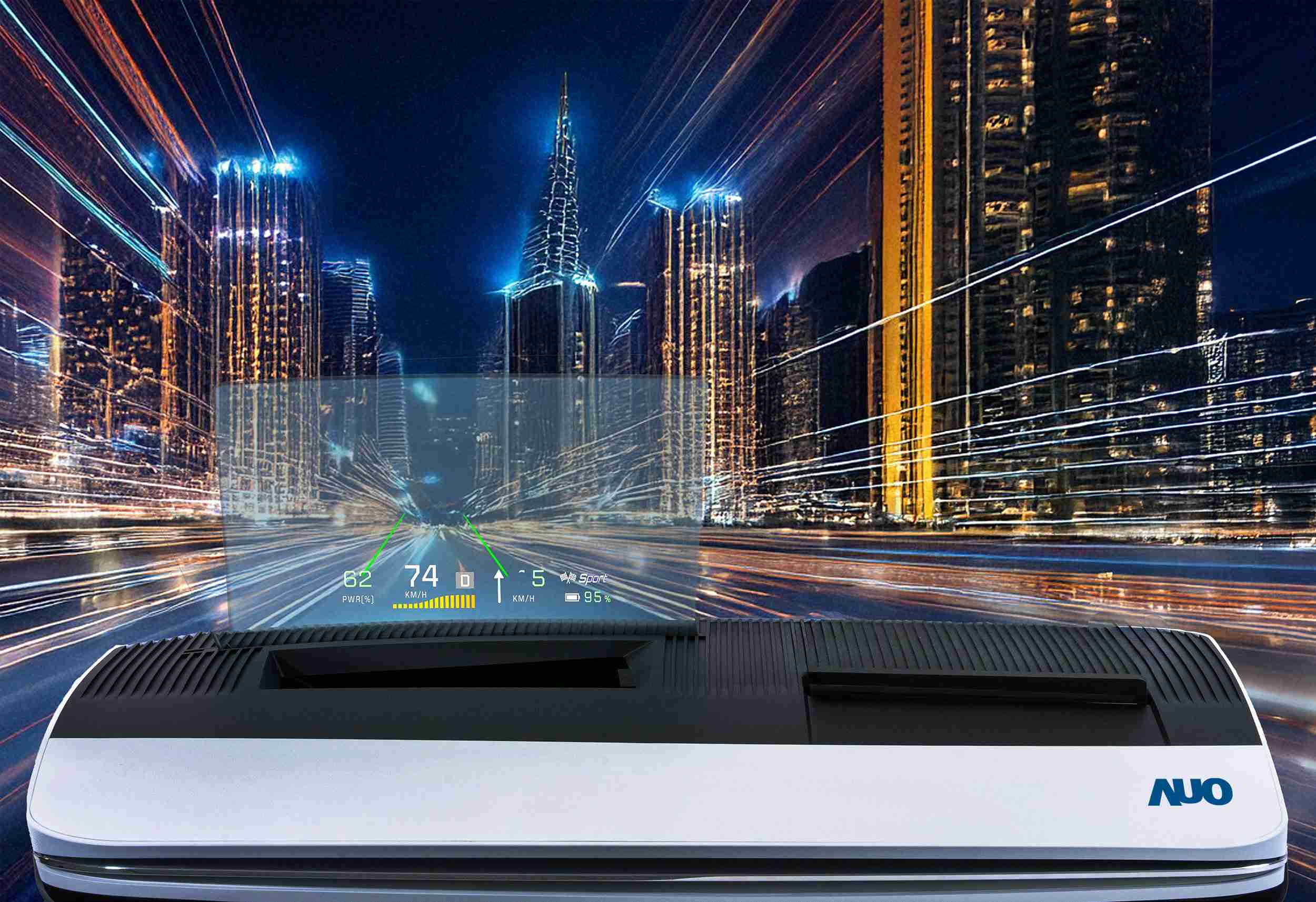 彩运网推出13吋Micro LED抬头显示器，，，提供高入眼亮度、、高色彩饱和度的显示质量，，，在阳光下或黑暗中都清晰可见，，并利用Micro LED模块体积小的优势，，，解决车用空间有限的痛点